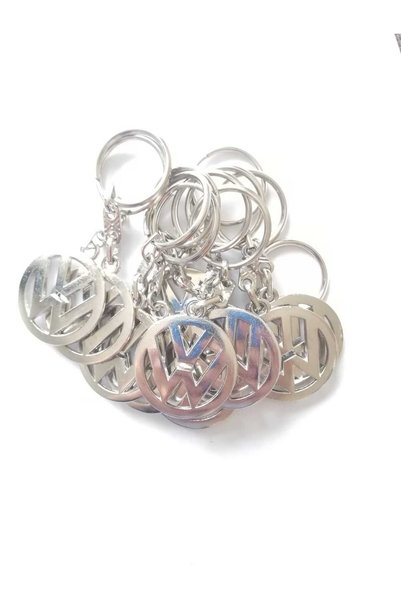 MEÇ Aksesuar Metal Keychain with Volkswagen Logo