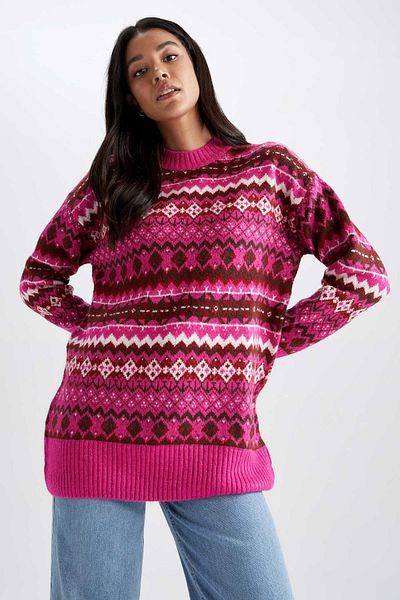 DeFacto Regular Fit Crew Neck Tunic