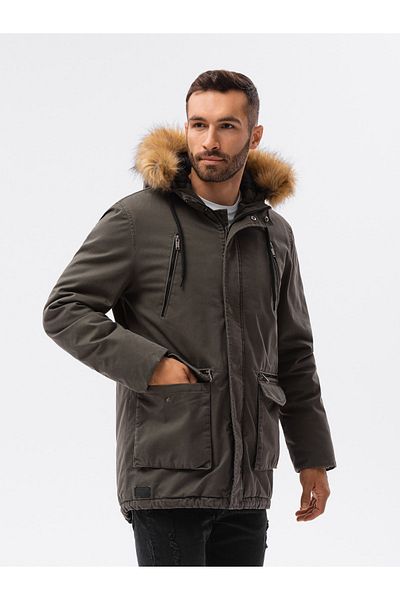 OMBRE Winterjacke C512 - schwarz