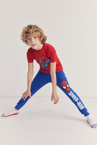DeFacto Boy's Marvel Spiderman Short Sleeve Pajama Set