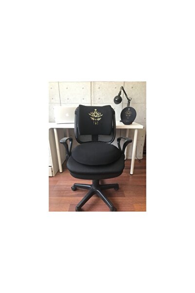 Officeküp Lotus Altın Visco Bel Yastığı Ve Visco Turma Minderi 2'li Set