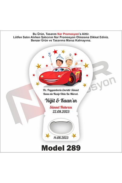 Nar Promosyon 35 Balloon Magnet Openers - Circumcision, Engagement, Promise, Wedding Gift - Packaging Included