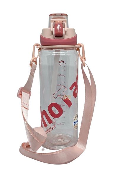 Shotay 900ml New Collection Tritan Water Bottle with Measuring Scale for Use with and without Straw