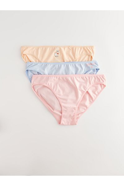 LC Waikiki 3 csomag nyomtatott bikini bugyi