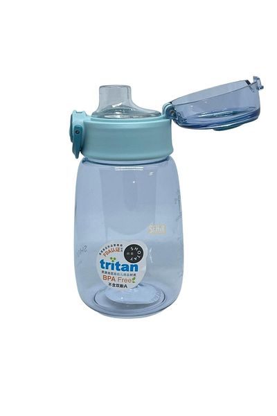 Shotay 480ml Cute Bear Comfortable Drinking Tritan Water Bottle with Measuring Scale