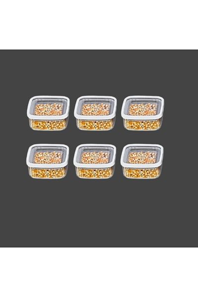 VİP AHMET 6 PCS 250ML VIPAHMET BRAZIK LID VACUUM STORAGE CONTAINER