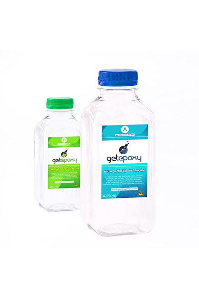 Getshop Alışveriş Pazarı Getepoxy Epoksi Reçine Maddesi Şeffaf İnce Döküm 180ml