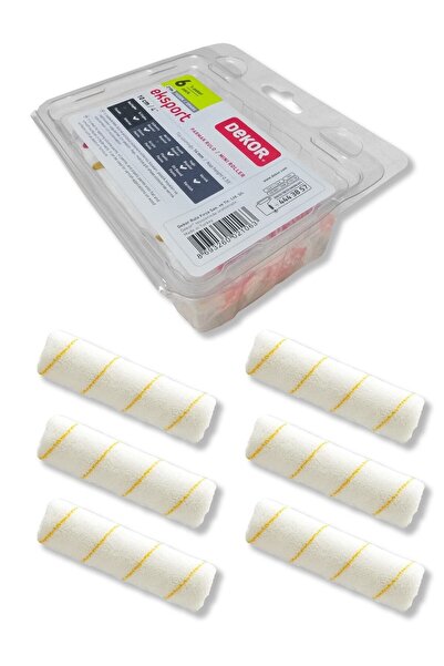 Dekor Eksport Yedek Parmak Rulo Seti 6'lı | 10 Cm 4"