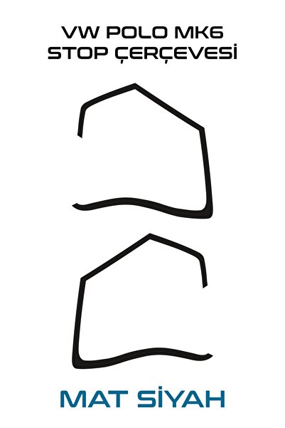 GRAFİCAR ملصق إطار إيقاف فولكس فاجن بولو Mk6 - سهل الاستخدام - يدوم طويلاً
