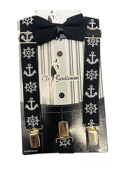 babixkids 23 aprilie 19 mai 29 octombrie Ziua lecturii Set cu bretele pentru pantaloni cu papion
