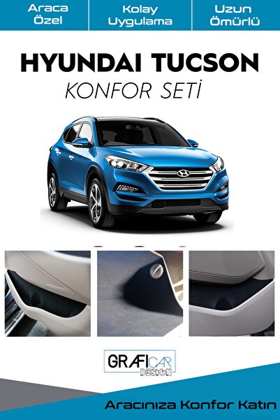 GRAFICAR DESIGN Hyundai Tucson Comfort Set Interior Trim Fabric Velvet Coatin...