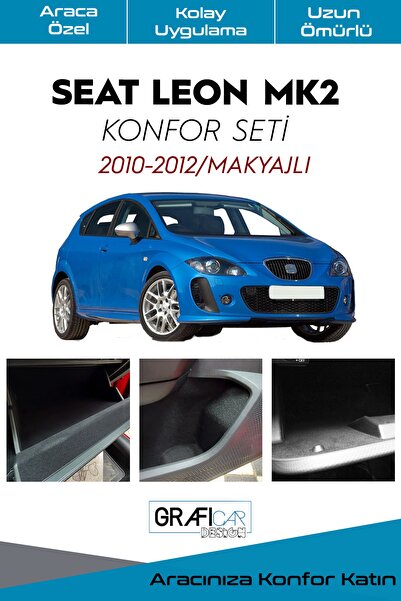 GRAFICAR DESIGN Seat Leon Mk2 Comfort Set-interior Trim Fabric Velvet Coverin...
