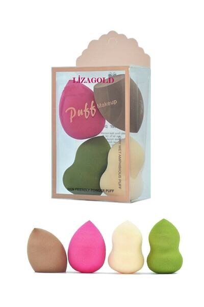 LİZAGOLD Pear Sponge Set of 4