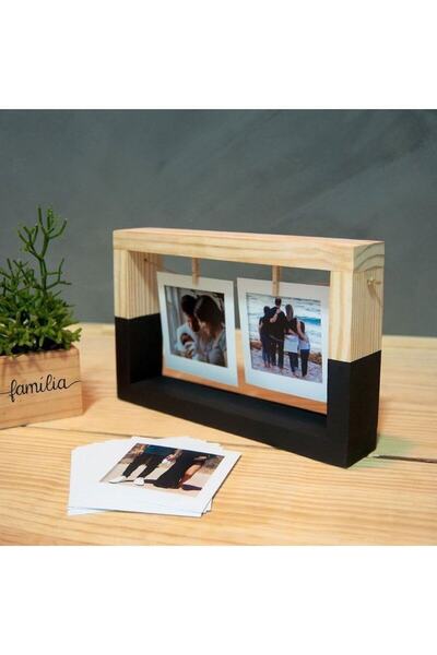 Efem Dekor Mandallı Fotoğraf Panosu Çerçevesi Askısı