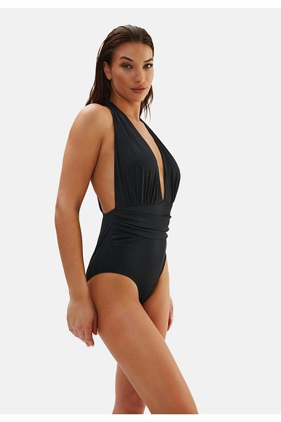 Eros 2211ESMY NECK TIE SWIMSUIT