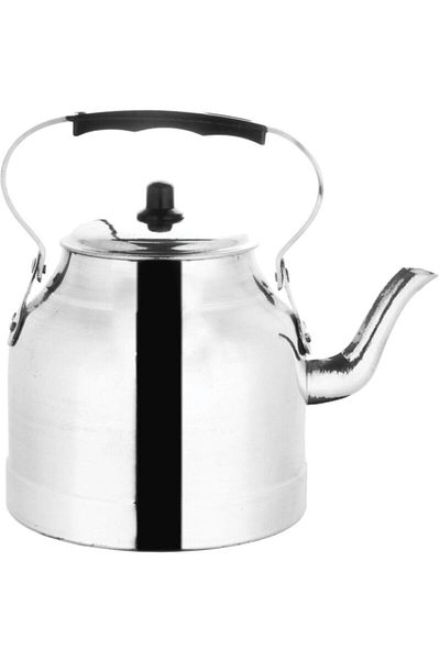Elif 4.10 Liter Aluminum - White Top Handle Teapot