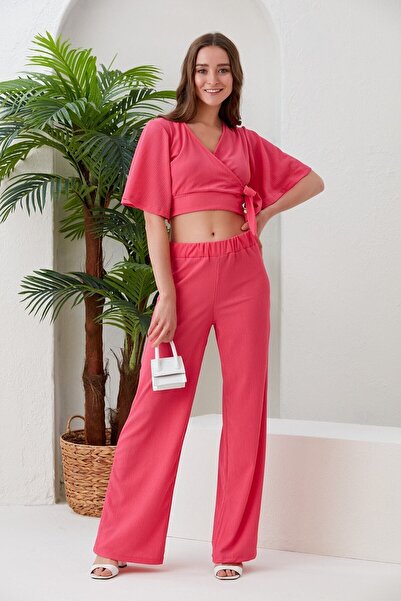 alenmoda Set cu cravată laterală jos-sus