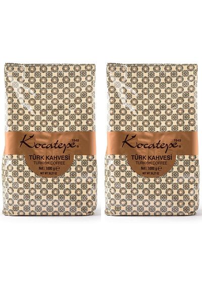 KOCATEPE KAHVE Kocatepe Turkish Coffee 1 Kg Foil 2 Pack