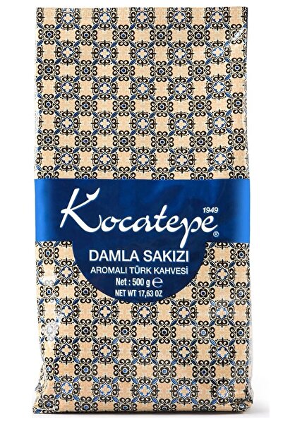 KOCATEPE KAHVE Kocatepe Türk Kahvesi Damla Sakızı Aromalı 500 Gr Folyo