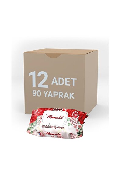 Shays Sağlık Momendol Gül Islak Havlu 90lı - 12 X 90lı - 1080 Adet