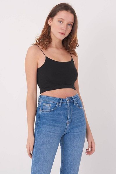 byhaziran butik Bustier mit Seilriemen