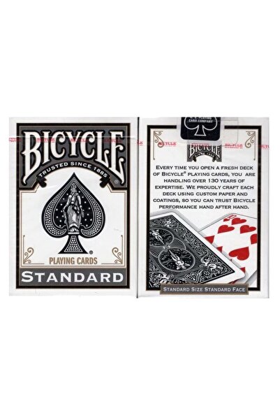 OyuncaklarÜlkesi Bicycle Standart Index Siyah Black Rider Back Standard Oyun ...