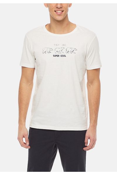 Ragwear T-Shirt REZY ORGANIC Kurzarmshirt mit Rundhalsausschnitt und Statement-Print