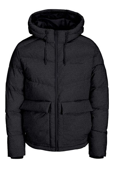 Jack & Jones Jacke Vesterbro Puffer Übergangsjacke mit Kapuze und Kordelzug