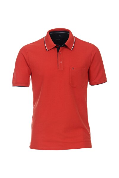 CASAMODA Poloshirt Polo Kurzarmshirt mit Brusttasche und Kontraststreifen