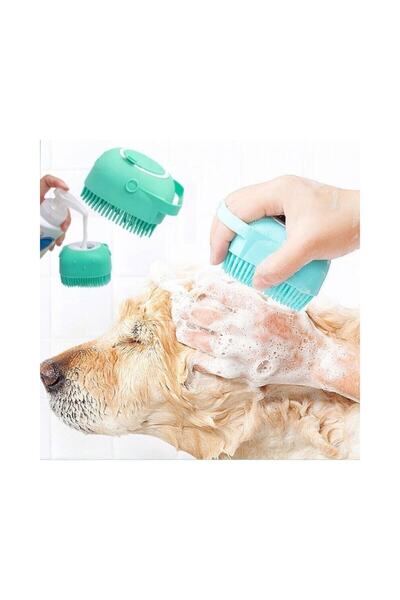 shapely فرشاة غسيل سيليكون قطعة واحدة باللون الأصفر مع وعاء - قابلة للغسل للق...