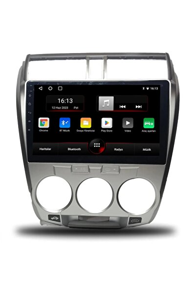 EXVOL HONDA CİTY 2009-2011 ANDROİD MULTİMEDYA CARPLAYLİ 9 İNC HD IPS EKRAN 4G...