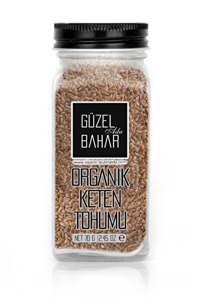Güzel Ada Gıda Organik Glutensiz Keten Tohumu 70 Gr