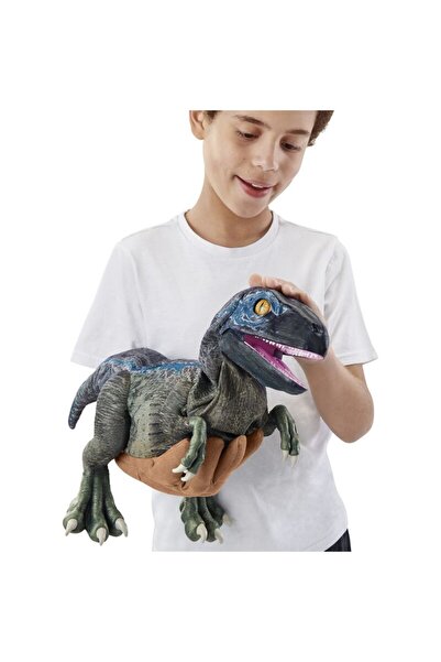 JURASSIC WORLD Jurassic World REAL FX Baby Blue Dinosaur Toy | Life-Like Movements & Real Movie Sounds | Ages 8+