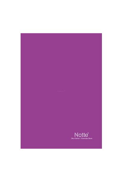 Notte A4 100 دفتر ملاحظات مطلي بأوراق الشجر - غطاء مخيط N10-108