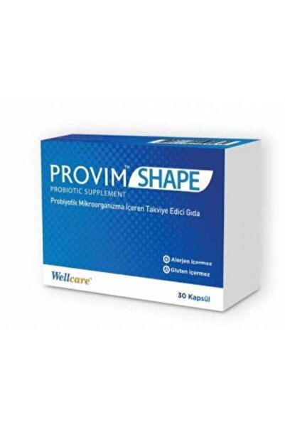 Wellcare STD Wellcare Provım Shape Probiyotik İçeren Takviye Edici Gıda 30 Kapsül ( TEKLİDİR )