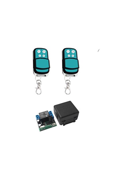 SONEX Kablosuz Rf Uzaktan Kumandalı Röle Kartı 433 Mhz 2 Kanal Kumanda