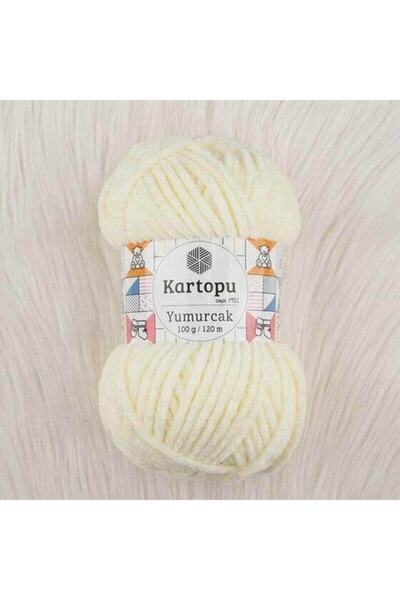 Kartopu Yumurcak El Örgü Ipi 100 Gr K335 Bebe Sarı