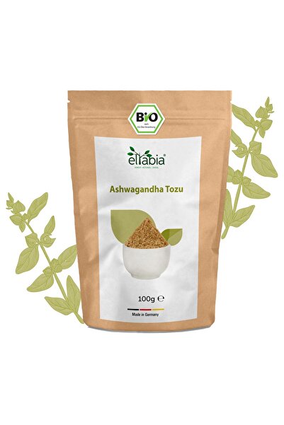 Eltabia Organik ASHWAGANDHA Tozu 100g ALMAN Premium Kalitesinde