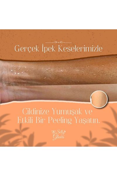 silky glows World's Best Quality Cocoon Silk Scrub Bath Shower Loofah Bath Scrub Skin Beautifying Sensitive Skin