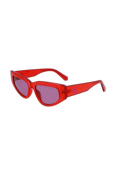Calvin Klein CKJ23603S 600 53 نظارة شمسية حمراء للنساء