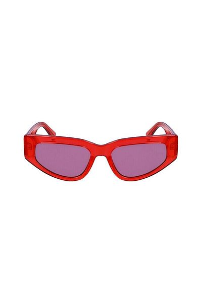 Calvin Klein CKJ23603S 600 53 نظارة شمسية حمراء للنساء