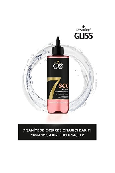 Gliss 7 Saniyede Express Besleyici Sıvı Krem Yıpranmış&Kırık Uçlu Saçlar İçin...