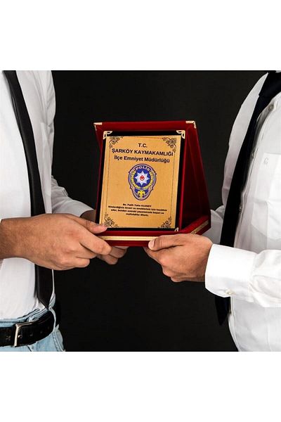 gifttime Placă de mulțumire cu logo-ul cadou corporativ