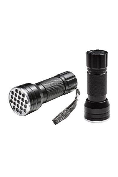 gaman Uv Işınlı 21 Led Hayvan Dışkı Bakteri Sahte Para Kontrol Ultraviyole mor Işıklı Metal El Feneri