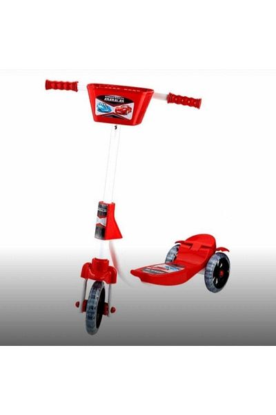 BEREN Silicone Wheeled Basket Brake Scooter