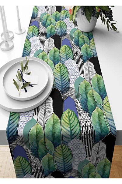 Pilloveland Runner jungle Patterned Suede Woven 140*40 cm Rn0s152