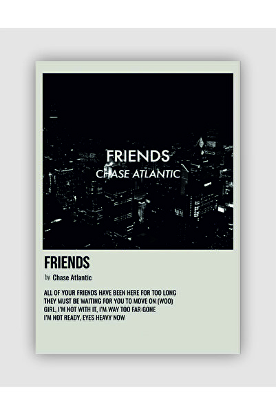 fırsatlar diyarı Chase Atlantic - Friends Duvar Posteri - Duvar Dekoru - Kalı...