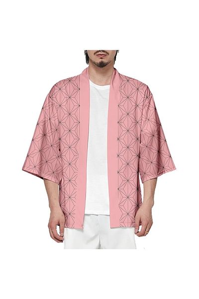 Köstebek Anime Demon Slayer Kimetsu No Yaiba Kamado Nezuko Unisex Kimono