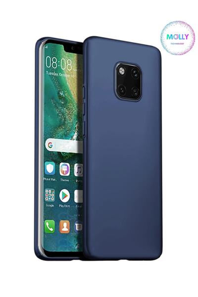 Molly Technology Huawei Mate 20 Pro İçin Lacivert Mat Silikon Kılıf