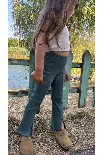 EYC BABY Oil Ribbed Spanish Slit Leg Baby/Children's Tights